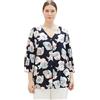 TOM TAILOR 1038802 Camicetta Plus Size, 32413-Disegno Fiore Tie Dye, 54 di più Donna
