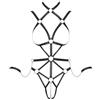 Bad Kitty Harness Body Cintura per Giarrettiera, Nero, S Donna