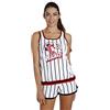 Disney Pigiama con bretelle Topolino, da donna, bianco, XL