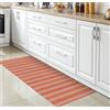 Viniliko, Tappeto in vinile stampato in PVC antiscivolo per cucina o soggiorno lavabile Genoveva 50 x 140 cm