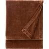 Yard Heavy Chenille Coperta - Coperta decorativa di lusso in morbido velluto per letto o divano (Noce moscata - 130x180cm)