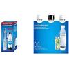 Sodastream Cilindro Ricarica Gas Co2 In Licenza D'Uso Per Gasatore + Bottiglia In Pet Fuse Da 1 Litro Per Gasatore & Bottiglie Fuse Per Gasatore Source, Play, Power