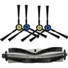 BuleVina Set di 5 Pezzi di Ricambio Spazzola Principale + Spazzola Laterale Compatibile con aspirapolvere Robot Ilife A9s A9 A7 A80 Plus A10s L100