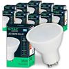V-TAC 10x Lampadine LED GU10 - [ Alta Efficienza 4.5W ] - 400 Lumen - (Equivalenti a 35W) - Faretto Led GU10 per Massima Efficienza e Risparmio Energetico - Luce Naturale 4000K