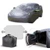 Buho Boost Classic - Telo Auto 100% Impermeabile con Parasole Incluso - Telo Copriauto Da Esterno con 2 Zip Strategiche - Protezione Completa Pioggia/Neve/UV/Polvere - Misura Universale Auto SUV
