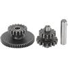 Aramox Ingranaggi Pignone Motorino Avviamento Motore, Ingranaggi Pignone Motorino Avviamento Trasmissione Stabile Adatta per Motore CG125 PIT Quad Dirt Bike ATV
