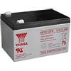 Yuasa Batteria ricaricabile al piombo acido NP12-12FR da 12 V, per allarme di backup UPS, batteria di emergenza (confezione da 1)