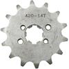 cyclingcolors pignone trasmissione catena moto ciclomotore compatibile con derbi senda 420 14 denti