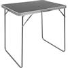 HOME DECO FACTORY, HDO0239, Tavolo da campeggio pieghevole nero, tavolo per mobili da giardino, mobili, mobili da giardino, tavolo da esterno, 80 x 69 x 60 cm, nero