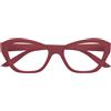 MAST INDUSTRIA ITALIANA OCCHIALI TWINS PLATINUM ORCHIDEA ROSSO MATTONE +1,50