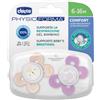 CHICCO SUCCHIETTO COMFORT GIRL 6-16 MESI 2 PEZZI
