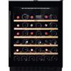AEG Serie 5000 AWS4052B5B Cantinetta Vino da Incasso 60 cm 52 Bottiglie Classe G Altezza 82 cm Installazione Sotto Top Estetica Nera