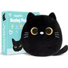 MewMix Cuscino termico per microonde per alleviare il dolore mestruale, riscaldabile in microonde, scaldabagno per il corpo, peluche portatile, animale di peluche, divertente, per donne, bambini, adolescenti