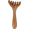 kivrimlarv Massaggiatore del cuoio capelluto in legno, Pettine meridiano, Pettine per cuoio capelluto denti larghi, Massaggiatore del cuoio capelluto delle donne, Stimolatore della crescita dei capelli,