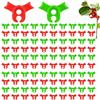 LSRVNM 100 Clip per Addestramento delle Piante, Supporto Pianta Clips 90 Gradi Plant STEM Trainer Adatte per Piegare Gli Steli delle Piante e Cambiare la Direzione di Crescita (Rosso + Verde)