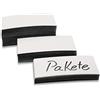 Magnetoplan - Etichette magnetiche, 20 x 100 x 0,6 mm, 1 pezzo, colore: Bianco