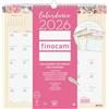 Finocam - Calendario da parete 2026 Layout Mensile Gennaio - Dicembre 2026 12 mesi | Calendario 2026 per annotazioni | Planner mensile Design - Italiano, Muro scrivere, 30x30-300x300 mm