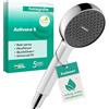 hansgrohe Activera S - Doccetta per doccia a risparmio idrico 8 l/min (EcoSmart), Doccino con 1 getto, Soffione doccia rotondo con funzione anticalcare, cromo, 28031000