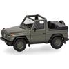 herpa modellino Mercedes-Benz Classe G (W460) Bundeswehr, miniatura in scala 1:87, pezzo da collezione, prodotto in Germania, plastica
