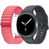Samsung Galaxy Watch8 (Dark Gray, LTE, 40mm) + Fabric band, Smartwatch Galaxy AI, allenatore personale, desig resistente agli urti, processore 3nm, monitoraggio attività fisica e sonno, One UI 8