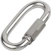 CONPHERON M4-M12 Moschettoni Con Bloccaggio Acciaio Inox Portachiavi Moschettoni con Tappo a Vite per Pesca Amache Viaggi Campeggio