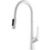 DJHFHCS Rubinetto da cucina estraibile a 3 vie Miscelatore da cucina monocomando bianco Bocca a collo di cigno Rubinetto da cucina per acqua potabile a 3 vie Rubinetto per lavello da cucina 3 in 1 enterprise