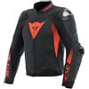 DAINESE Giacca Pelle SUPER SPEED 4 Nero Rosso DAINESE