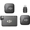 DJI Mic Mini (2 TX + 1 RX + Adattatore Lightning) per iPhone, Android e fotocamera, audio ricco di dettagli, cancellazione del rumore, limitazione automatica, microfono wireless per vlog, streaming