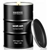 M&SENSE Candele Profumate Soia Noir Air | 320g, 70 Ore di Bruciatura, Candela Profumata Naturale con Aroma Esotico e Misterioso, Ideale per Atmosfere Intense e Regali per Uomo