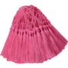 AebDerp 100 nappe da 13 cm, fatte a mano, morbide, setose, con passanti, per creazione di gioielli, progetti fai da te, segnalibri, orecchini per ragazze, portachiavi, cappello di laurea, cucito su nastri