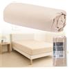 LA SUITE 08 STORE Lenzuolo Con Angoli Matrimoniale, Lenzuola Matrimoniali 180x200 cm 100% Cotone Con Angoli Che Avvolgono Perfettamente Il Materasso Senza Creare Pieghe