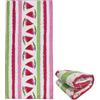 stampringt Asciugamano da spiaggia super grande, colore rosa a righe, anguria, per ragazze adulte, grande tessuto in microfibra super spesso, 75 x 150 cm