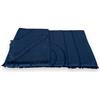 LIU . JO MILANO Telo Mare in spugna di cotone con logo in rilievo e frange Art. Frange 100x180 cm (Blu)