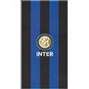 Infun Telo Mare 100% Spugna di Puro Cotone Cinigliata Ufficiale Inter Maxi cm 90 x 170