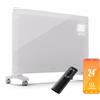 Klarstein Stufa Elettrica Basso Consumo, Stufa Elettrica 2500W, Termoconvettore Smart con Rotelle, Termosifone Elettrico Portatile, Termoconvettore a Parete con Termostato, Stufetta Elettrica per Casa