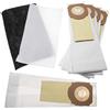 vhbw set di sacchetti (carta) + filtro da 7 pzz.. compatibile con Hoover Athyss AS70 AS30011, AS71 AS05011, AS71 AS06011, AS71 AS07011 aspirapolvere