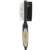 Rosewood Spazzola a Doppio Lato per Cani - Taglia S - Spazzola 2 in 1 per Pelo Lungo o Corto - Nero - Spazzola con Gommini e setole per la Cura del Pelo