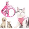 BAOSROY Pettorina Cane,Pettorina Cane Taglia Piccola,Pettorina per Cani,Pettorine Cani,XS,Rosa