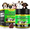 SSS SALLYSS SALLYSS Antiparassitario Naturale per Cani - 150 Snack Masticabili -Repellente per pulci 3 pipette - Formula Orale per Pelle e Pelo - Adatto a Cani di Piccola, Media e Grande Taglia