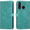 Vaitasy Custodia per Huawei P30 Lite, Anti Graffio Pelle PU Cover con Magnetico Folio Protettiva Custodia per P30 Lite - Gatto Verde