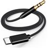 Avigers Cavo Aux USB C a 3.5mm Jack cavo Audio 1.2m, Per Audio per Auto, Altoparlanti e Cuffie, Samsung Galaxy S23, S22, S20, Android, iPad, cuffie, ecc. Cavo Aux Macchina TYPE C a Aavo jack da 3,5 mm