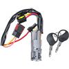 YAOPEI Kit serratura Neiman + 2 chiavi per peu-geot 206 406 Ci-troen Xsara Picasso interruttore cilindro accensione serratura 4162P0 992712