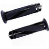 SFONIA 2pz Manopole Manubrio Moto Impugnatura 22MM 7/8 Gomma Antiscivolo Universale per Moto Scooter Quad Cruiser Off Road (Nero)