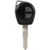 Yctze Custodia a Conchiglia per Chiave Remota a 2 Pulsanti Adatta per Suzuki Vitara Swift Ignis SX4 Liana Alto - Guscio Chiave per Agila