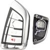 kuyuansu Guscio chiave 4 pulsanti per BMW X5 X6 F15 X6 F16 G30 7er G11 X1 F48 F39