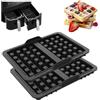 ZHXMALL 2 Pezzi Stampi per Waffle in Silicone, Compatibili con AF300EU, AF400EU, AF451EU, SL400EU e AF500DE, Inserto in Silicone per Waffle, Accessori per Friggitrice Ad Aria