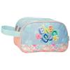 Enso Bubbles, borsa da toilette, borse a tracolla, Perfetta per organizzare, diversi scomparti. Rosa e blu
