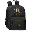 Reebok Gold Zaino Nero 34 x 43 x 15 cm Poliestere by Joumma Bags