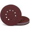 FD-Workstuff Dischi Abrasivi Professionali │ 30 pezzi │ 10 fori │ Ø 225 mm │ Mixpack (6 x grana 60/80/120/180/240 ciascuno) │ per levigatrici orbitali casuali │ Fogli Abrasivi │ Carta Abrasiva │ Tamponi Abrasivi