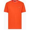 EMPORIO ARMANI Round-Neck T-Shirt, Red.Com, L Uomo